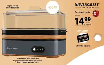 Lidl Silver crest cuiseur à œufs offre