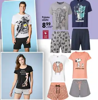 Lidl Pyjama adulte offre