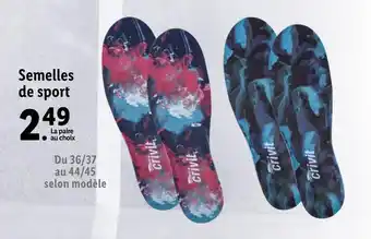 Lidl Semelles de sport offre
