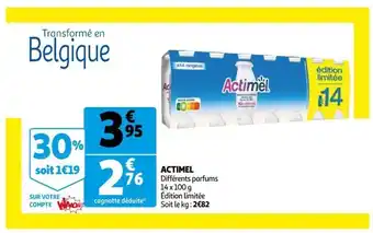 Auchan Actimel offre