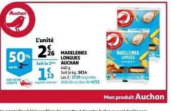 Auchan Madeleines Longues Auchan offre