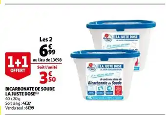 Auchan Bicarbonate De SOUDE La Juste Dose offre