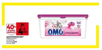 Auchan Lessive écodoses Omo offre