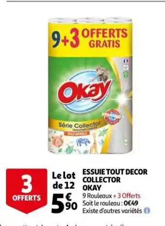 Auchan Essuie Tout Decor Collector Okay offre