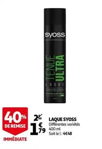 Auchan Laque Syoss offre