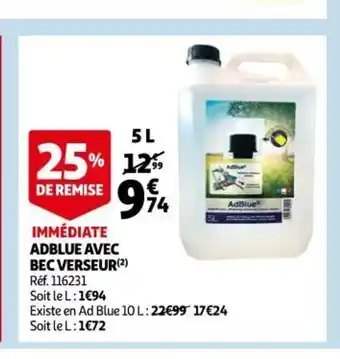 Auchan Adblue Avec Bec Verseur offre