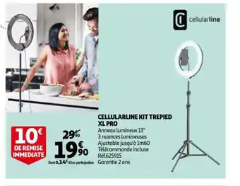 Auchan Cellularline Kit Trepied XL Pro offre