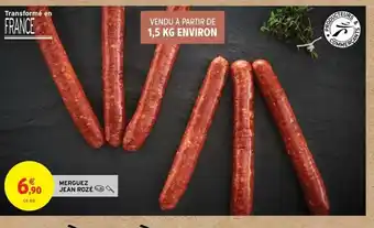 Intermarché Merguez Jean Rozé offre