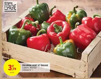 Intermarché Poivron Vert Et Rouge offre