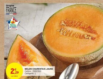 Intermarché Melon Charentais Jaune offre