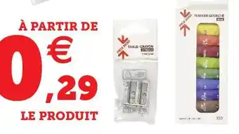 Super U Taille-crayon, Tubes De Gouache offre