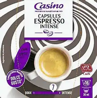 Spar CAPSULES DE CAFÉ ESPRESSO INTENSE offre