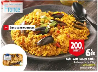 Auchan Paëlla de la mer Briau offre