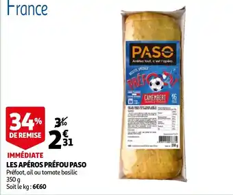 Auchan Les Apéros Préfou Paso offre