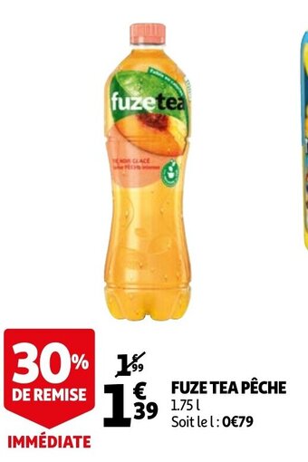 Auchan Fuze Tea Pêche offre