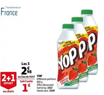 Auchan Yop offre