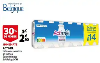 Auchan Actimel offre