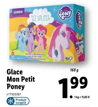 Lidl Glace mon petit poney offre
