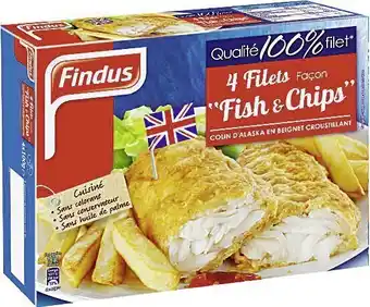 Spar FILETS COLIN D’ALASKA FAÇON “FISH & CHIPS“ SURGELÉS offre