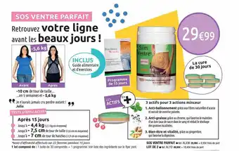 M6 Boutique Sos Ventre Parfait offre