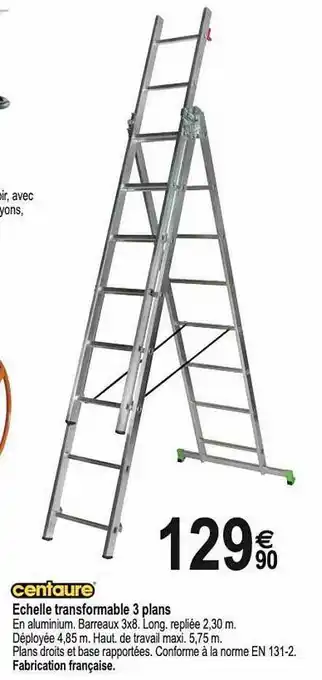 échelle Transformable 3 Plans Centaure
