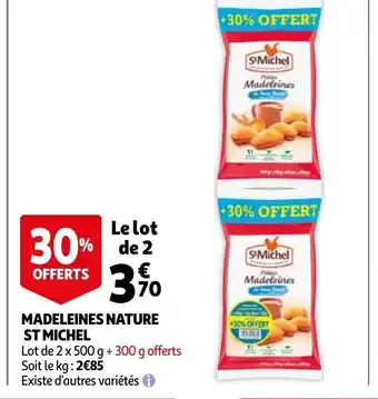 Auchan Madeleines nature st michel offre