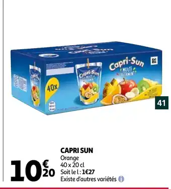 Auchan Capri sun offre