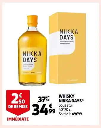 Auchan Whisky nikka days offre