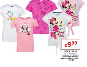Trafic T-shirt Fille offre