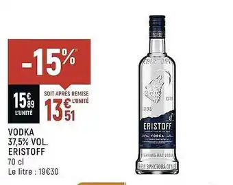 Vival Vodka 37,5% Vol. Eristoff offre