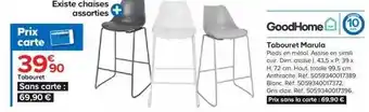 Castorama Tabouret Marula Goodhome offre