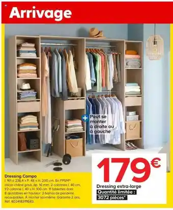 Castorama Dressing Extra-large Compo offre