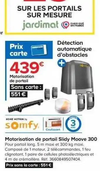 Castorama Motorisation De Portail Somfy offre