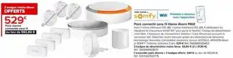 Castorama Pack Alarme Connectée Sans Fil Somfy offre