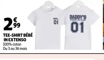 Auchan Tee-Shirt bébé in Extenso offre