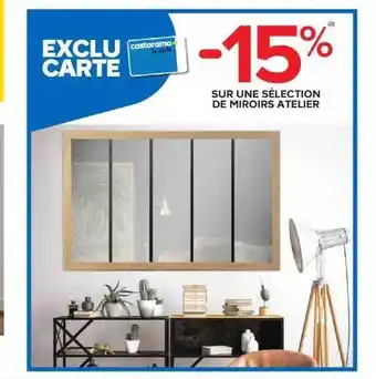 Castorama Miroirs Atelier offre