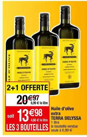 Migros Huile D'olive Extra Terra Delyssa offre