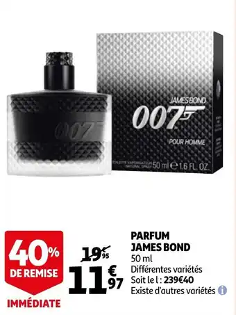 Auchan Parfum James Bond offre