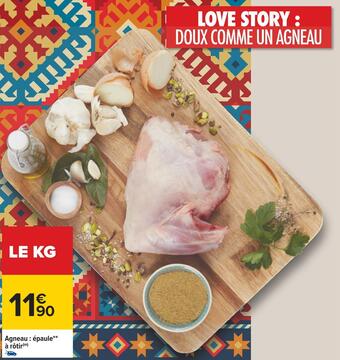 Carrefour Agneau : épaule à rôtir offre