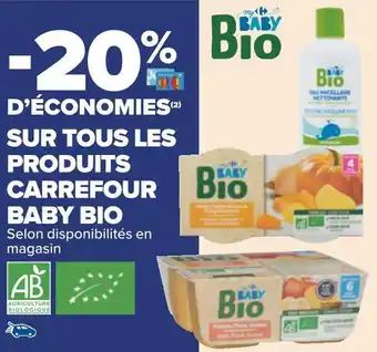 Carrefour Carrefour baby bon plan sur tous les produits carrefour baby bio offre