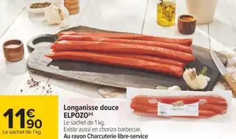 Carrefour El pozo longanisse douce offre