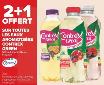 Carrefour Contrex green bon plan sur toutes les eaux aromatisées contrex green offre