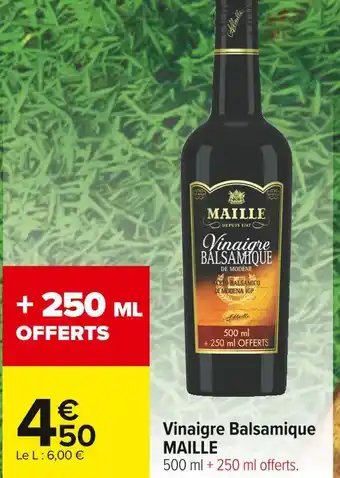 Carrefour Market Maille vinaigre balsamique offre