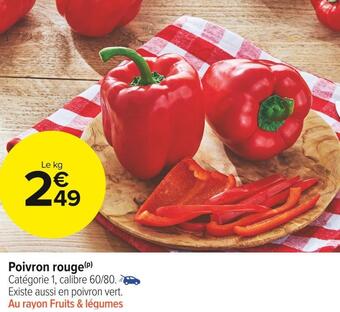 Carrefour Market Poivron rouge offre