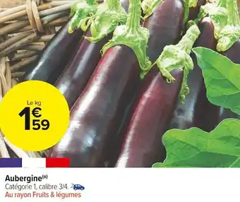 Carrefour Market Aubergine offre