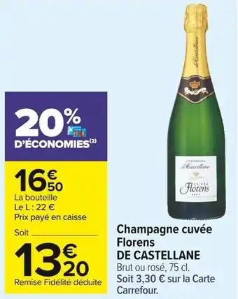 De castellane champagne cuvée florens