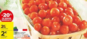 Carrefour Market Tomate cerise offre