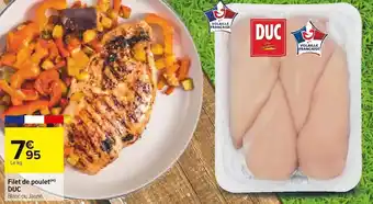 Carrefour Market Duc filet de poulet offre