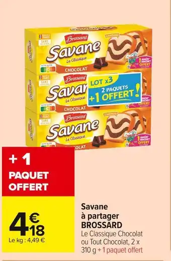Carrefour Market Brossard savane à partager offre