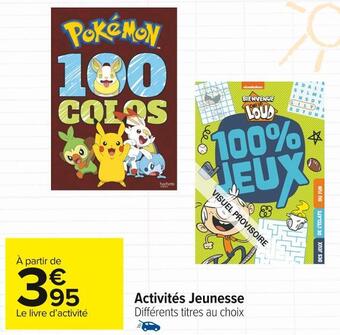 Carrefour Market Activités jeunesse offre